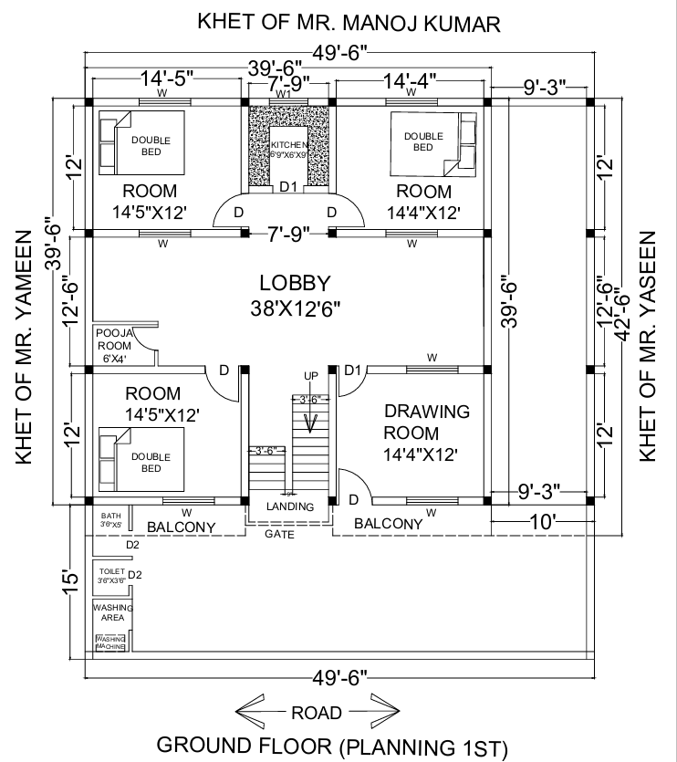 2D House Map Planning in Seohara: Complete Guide for Beginners by UA Map Studio Seohara
