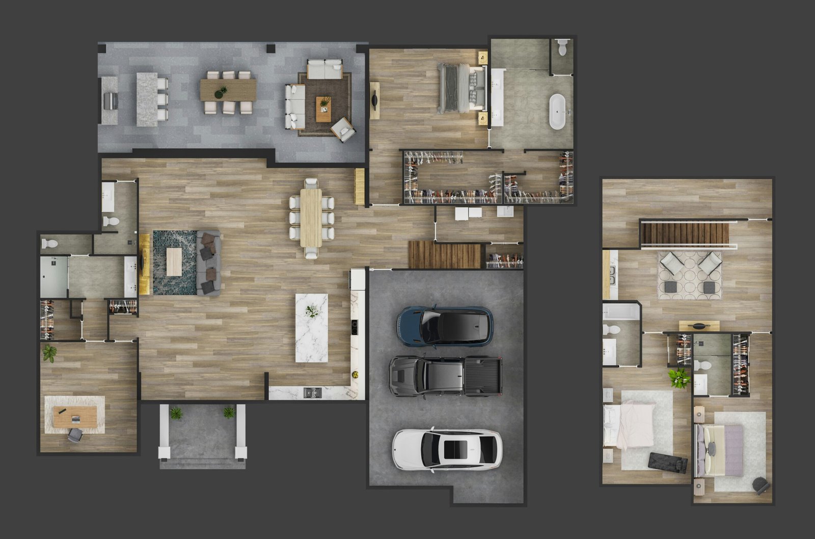 2BHK House Plans Design Ideas (Budget Friendly) | UA Map Studio Seohara, Bijnor